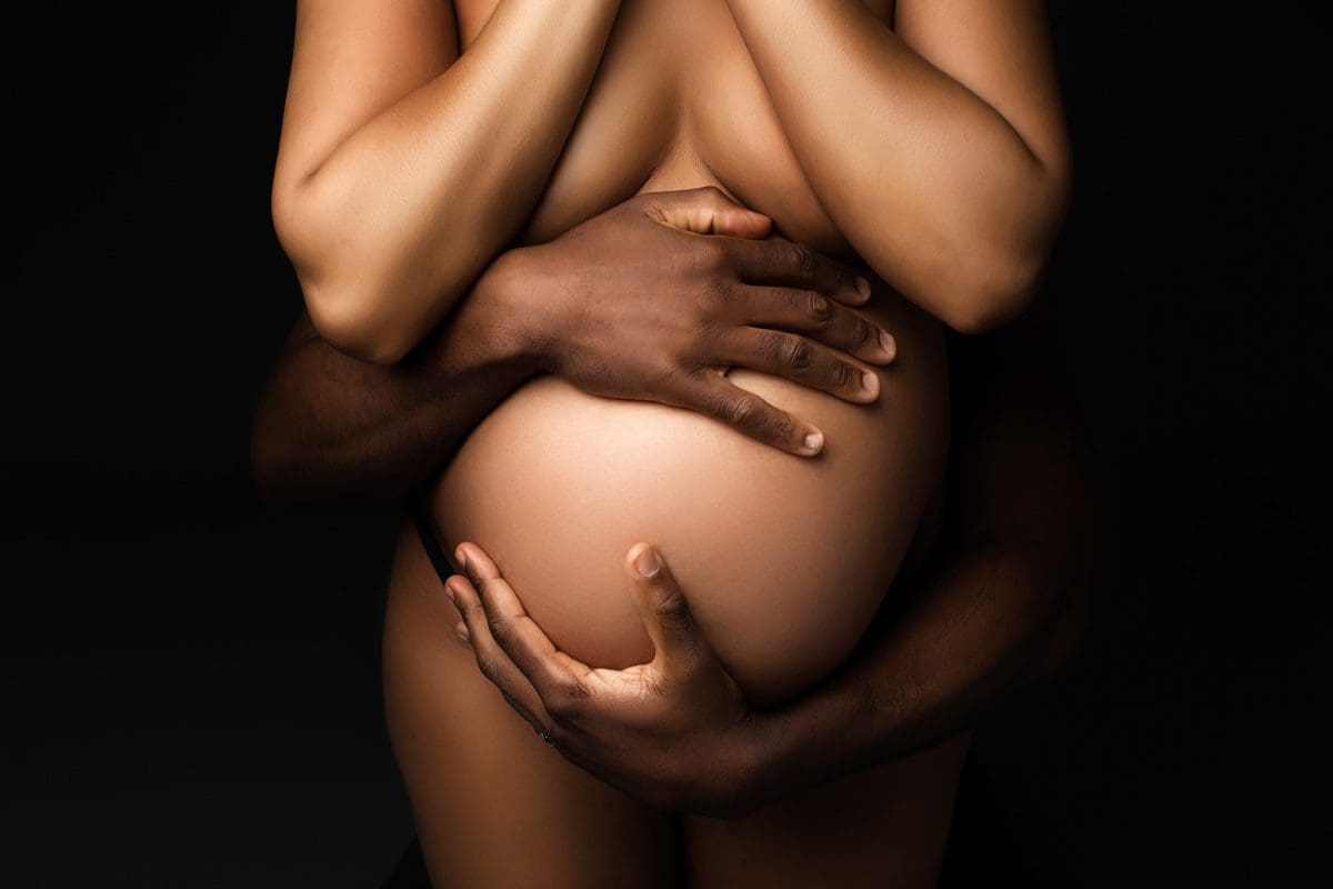 Séance photo grossesse avec aîné 