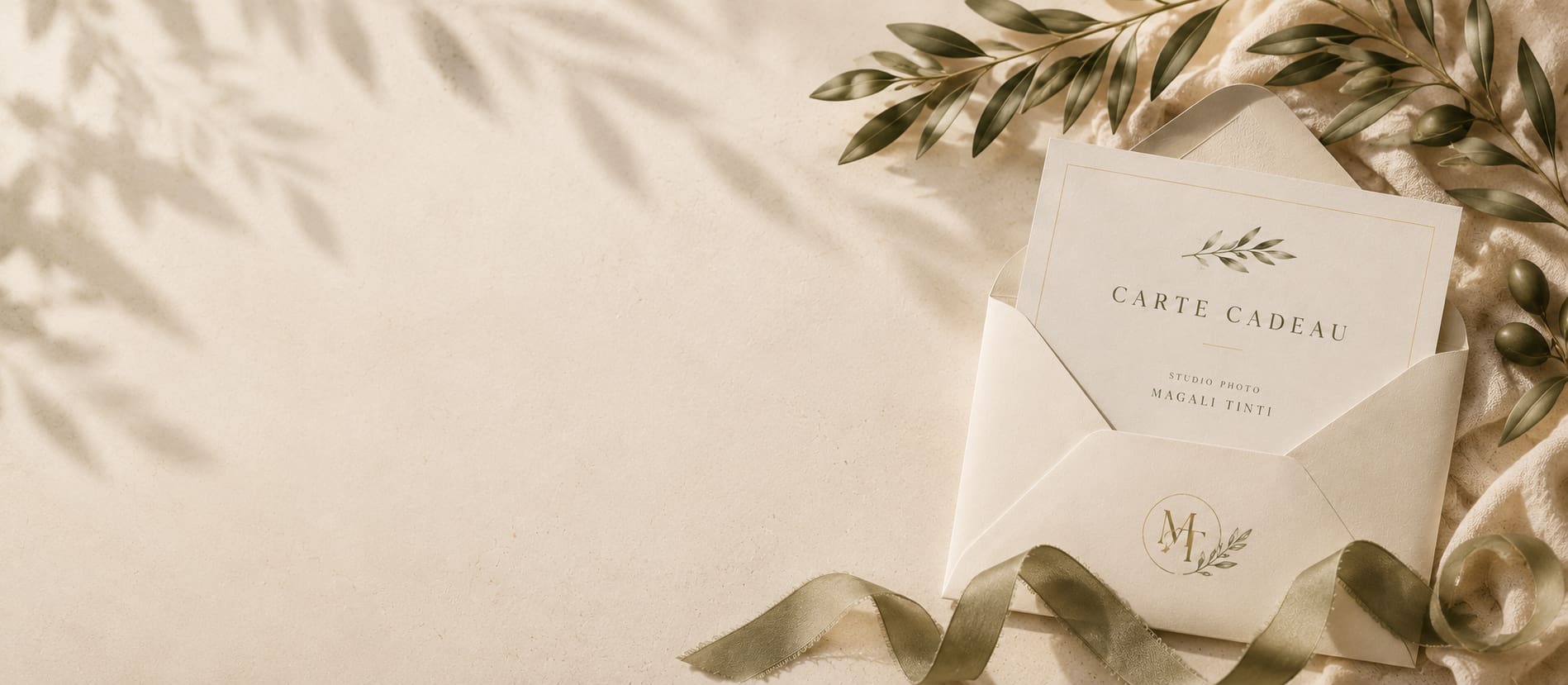 Carte cadeau pour offrir une séance photo au studio Magali Tinti à Lognes en Seine-et-Marne