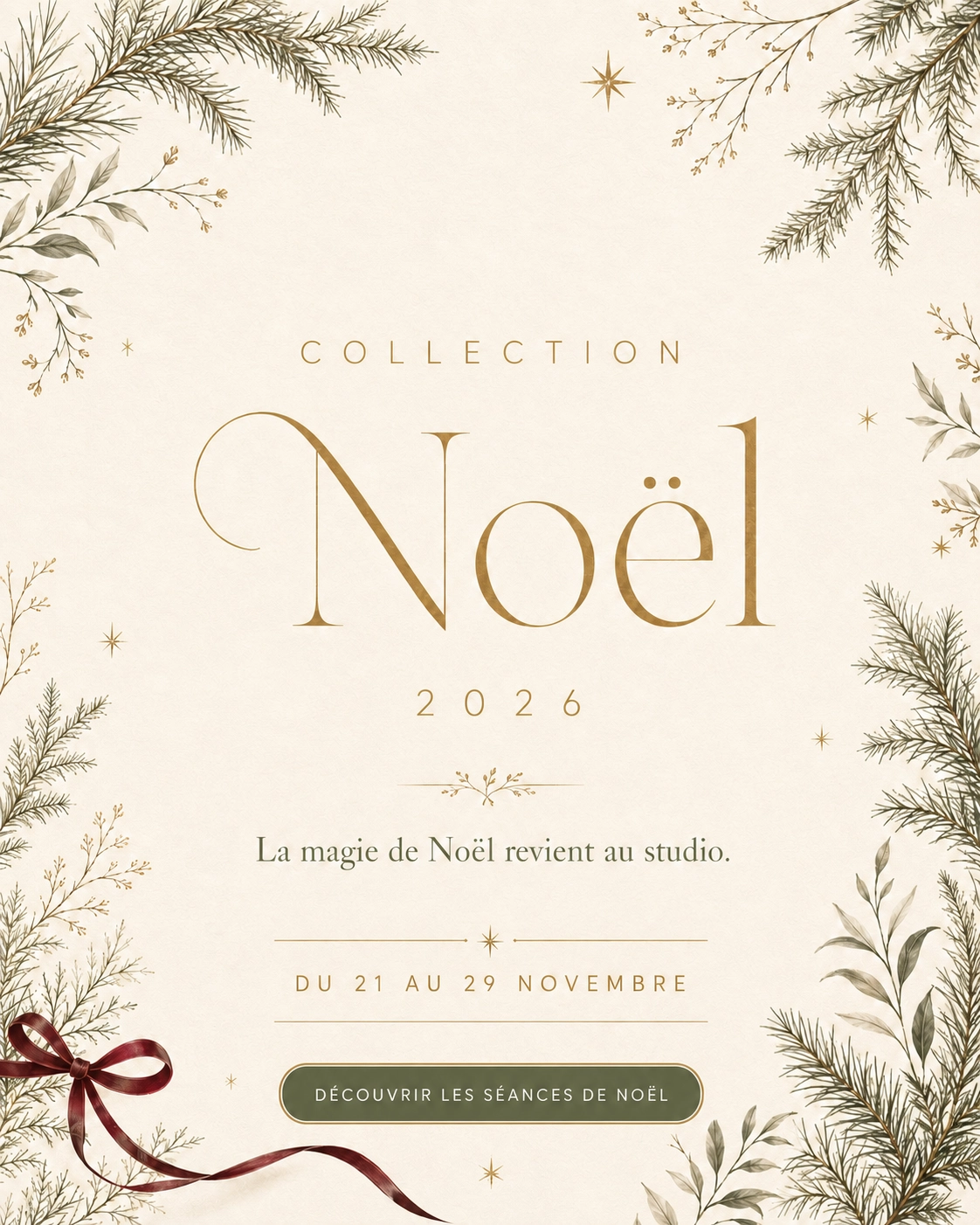 Collection Noël 2026 au studio Magali Tinti, du 21 au 29 novembre